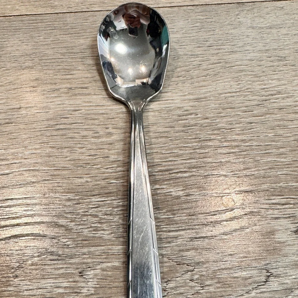 Vintage Imperial Stainless USA Sugar Serving Spoon Lady‎ Duff Kitchen Flatware